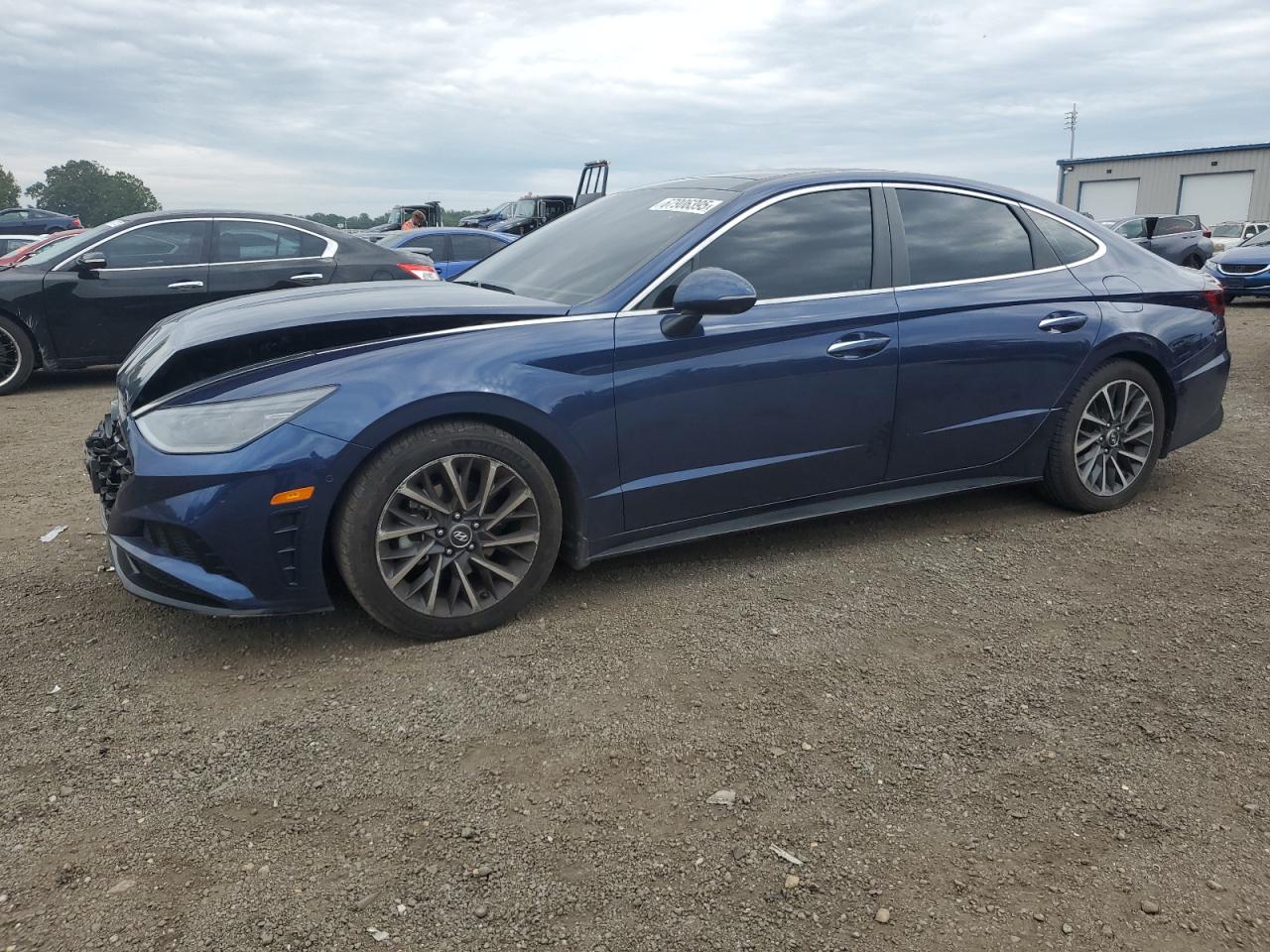 2020 Hyundai Sonata Limited blue null gas 5NPEH4J26LH036109 photo #1