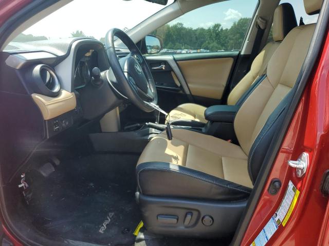  TOYOTA RAV4 2017 Czerwony