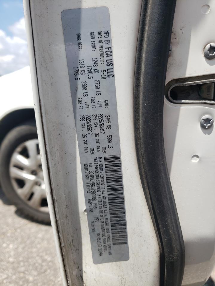 2018 Dodge Journey Se VIN: 3C4PDCAB6JT383886 Lot: 68855355