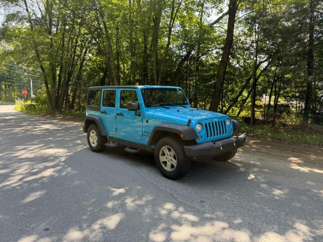 2017 JEEP WRANGLER UNLIMITED SPORT   à vendre chez Copart MA - NORTH BOSTON