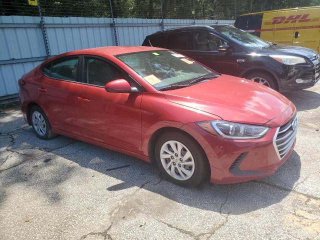  HYUNDAI ELANTRA 2018 Czerwony