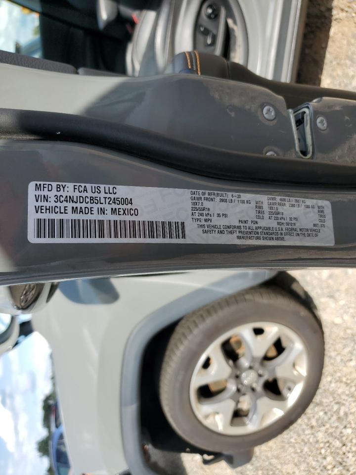 2020 Jeep Compass Limited VIN: 3C4NJDCB5LT245004 Lot: 70710245