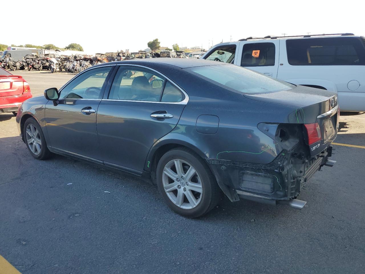 2007 Lexus Es 350 charcoal sedan gas JTHBJ46G972003106 photo #3