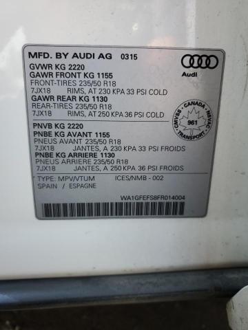 2015 AUDI Q3 PRESTIGE  