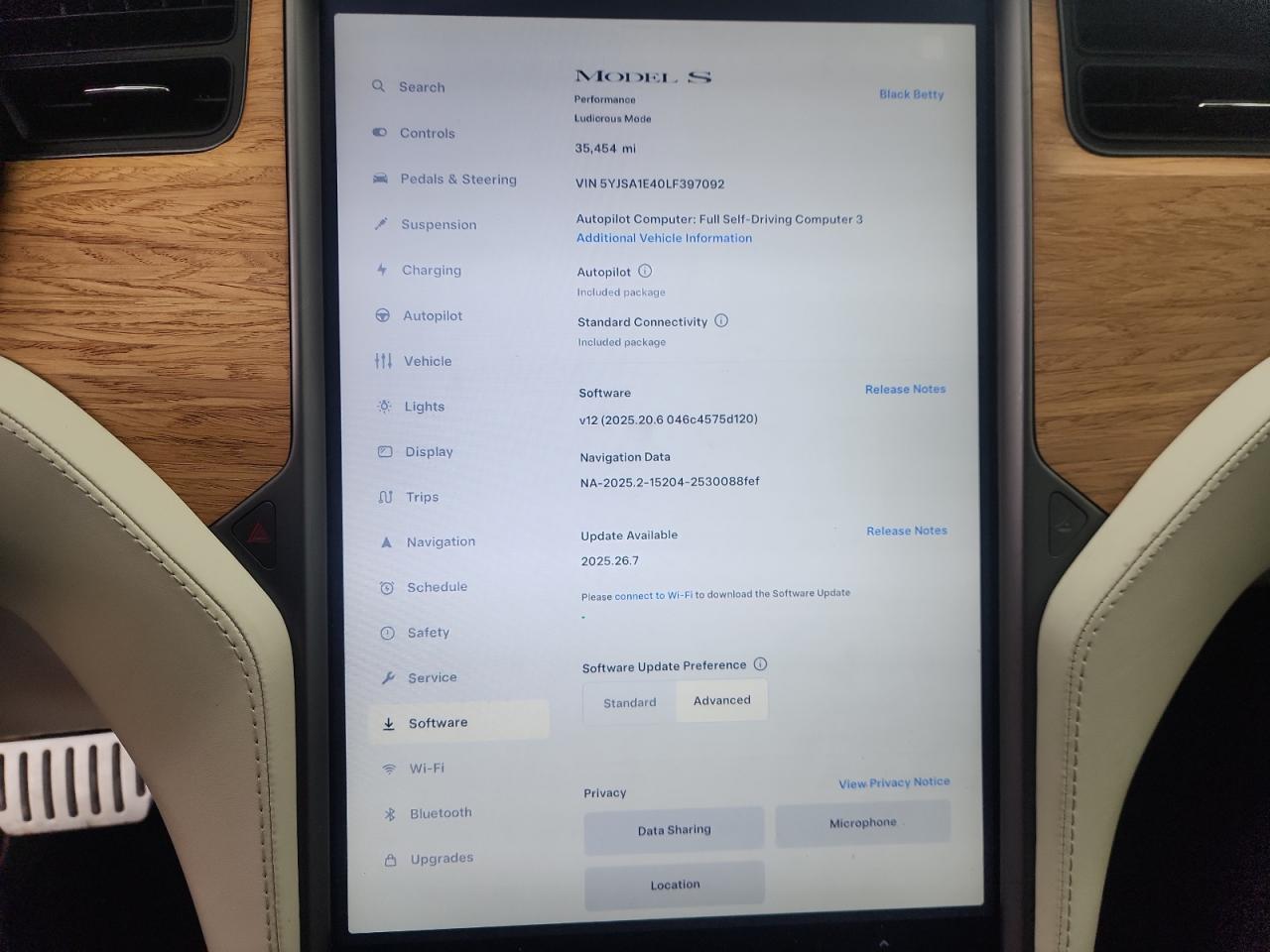 2020 Tesla Model S VIN: 5YJSA1E40LF397092 Lot: 69961935