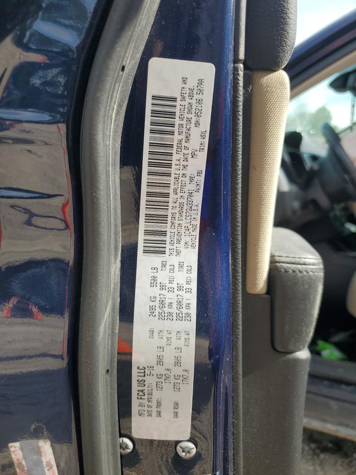 2016 Jeep Cherokee Latitude VIN: 1C4PJLCS7GW337041 Lot: 69350665