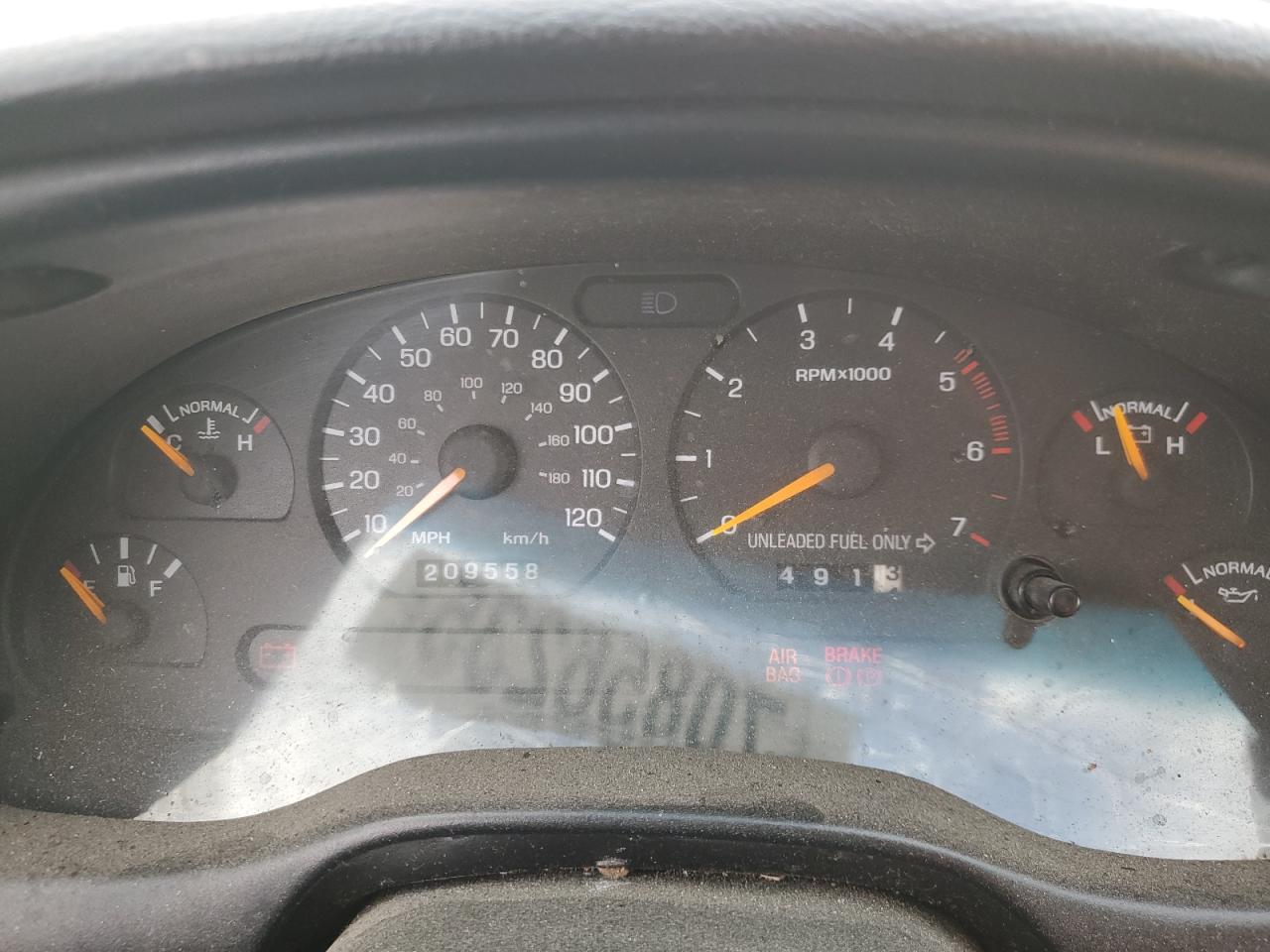 1998 Ford Mustang VIN: 1FAFP4049WF216568 Lot: 70856235