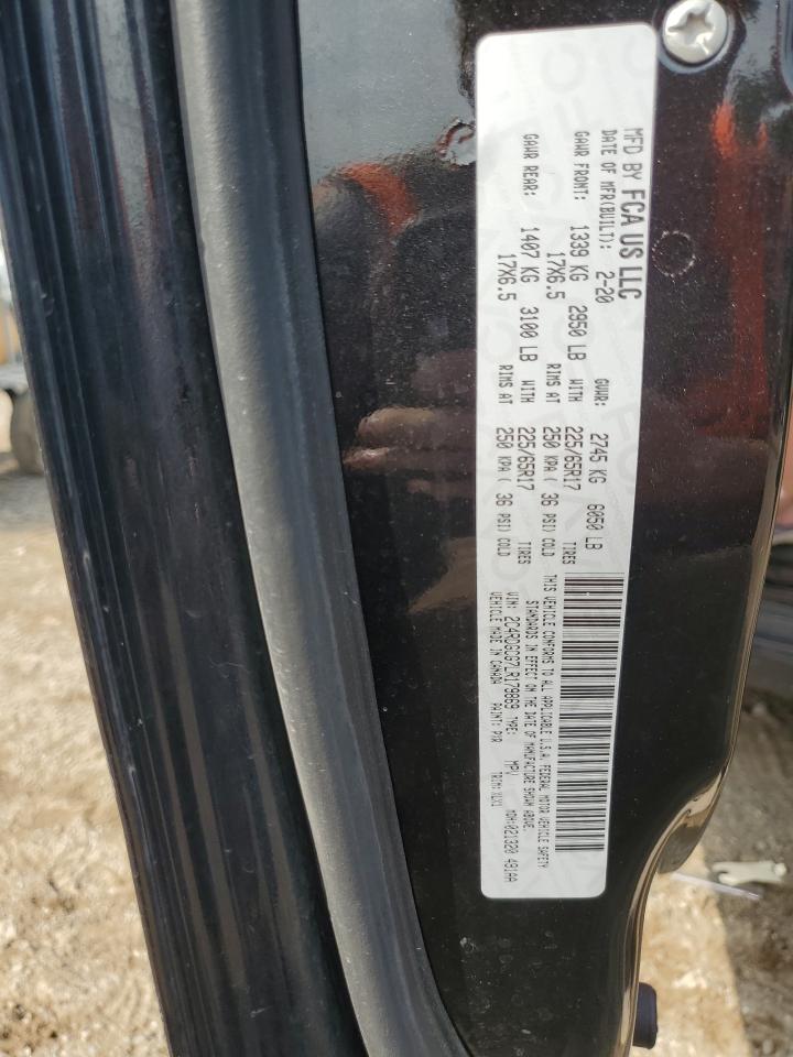 2020 Dodge Grand Caravan Sxt VIN: 2C4RDGCG7LR179869 Lot: 68567375