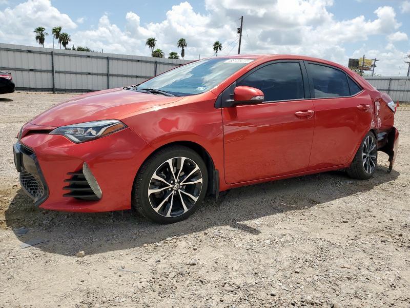  TOYOTA COROLLA 2019 Красный