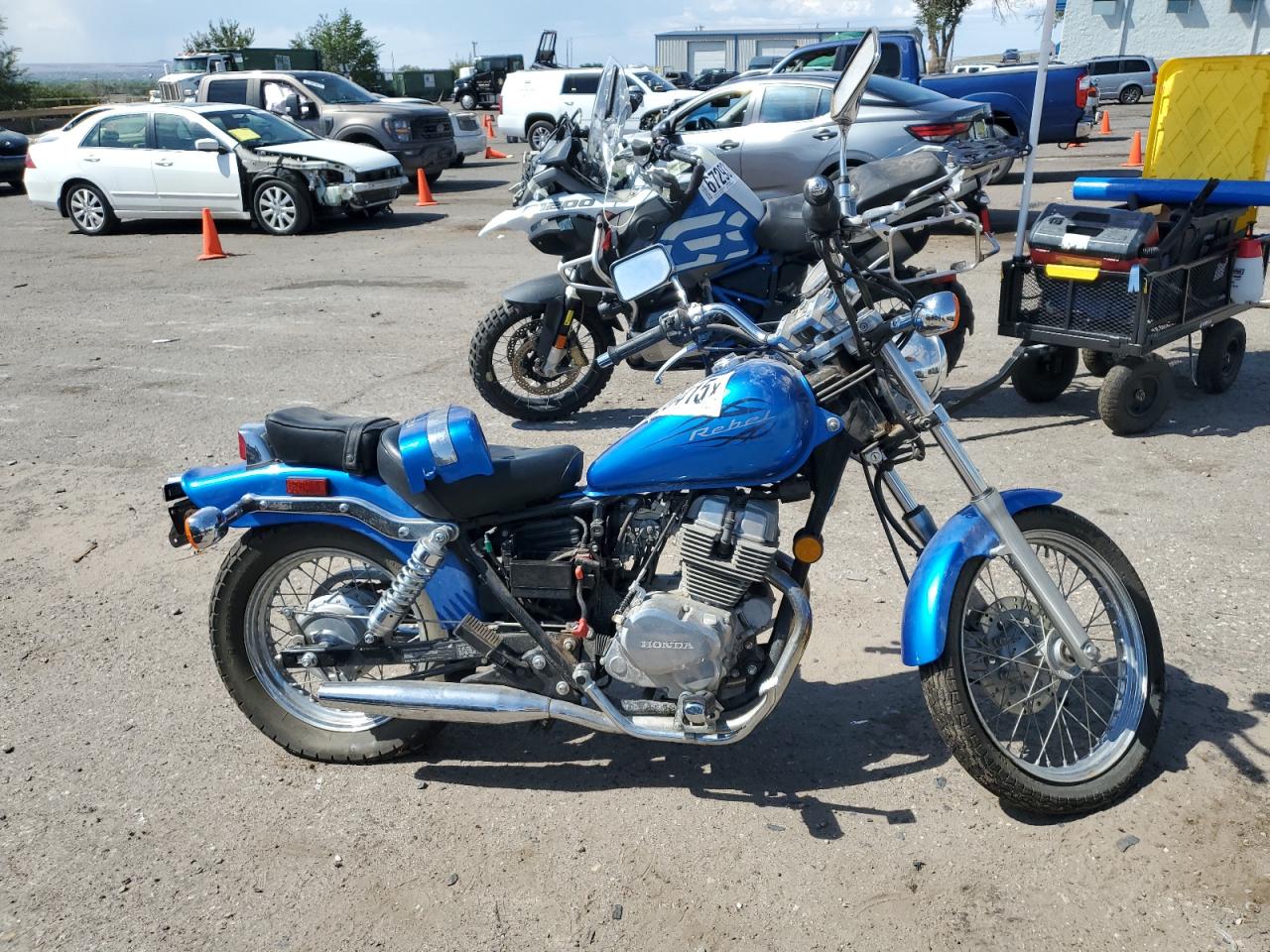 2009 Honda Cmx250 C blue roadster_bike gas JH2MC13169K500143 photo #1