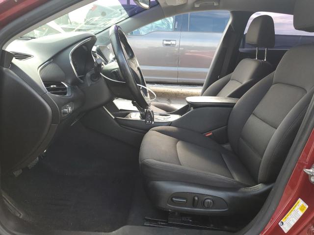  CHEVROLET MALIBU 2017 Czerwony