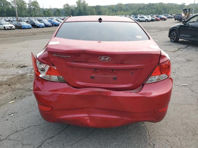  HYUNDAI ACCENT 2014 Czerwony
