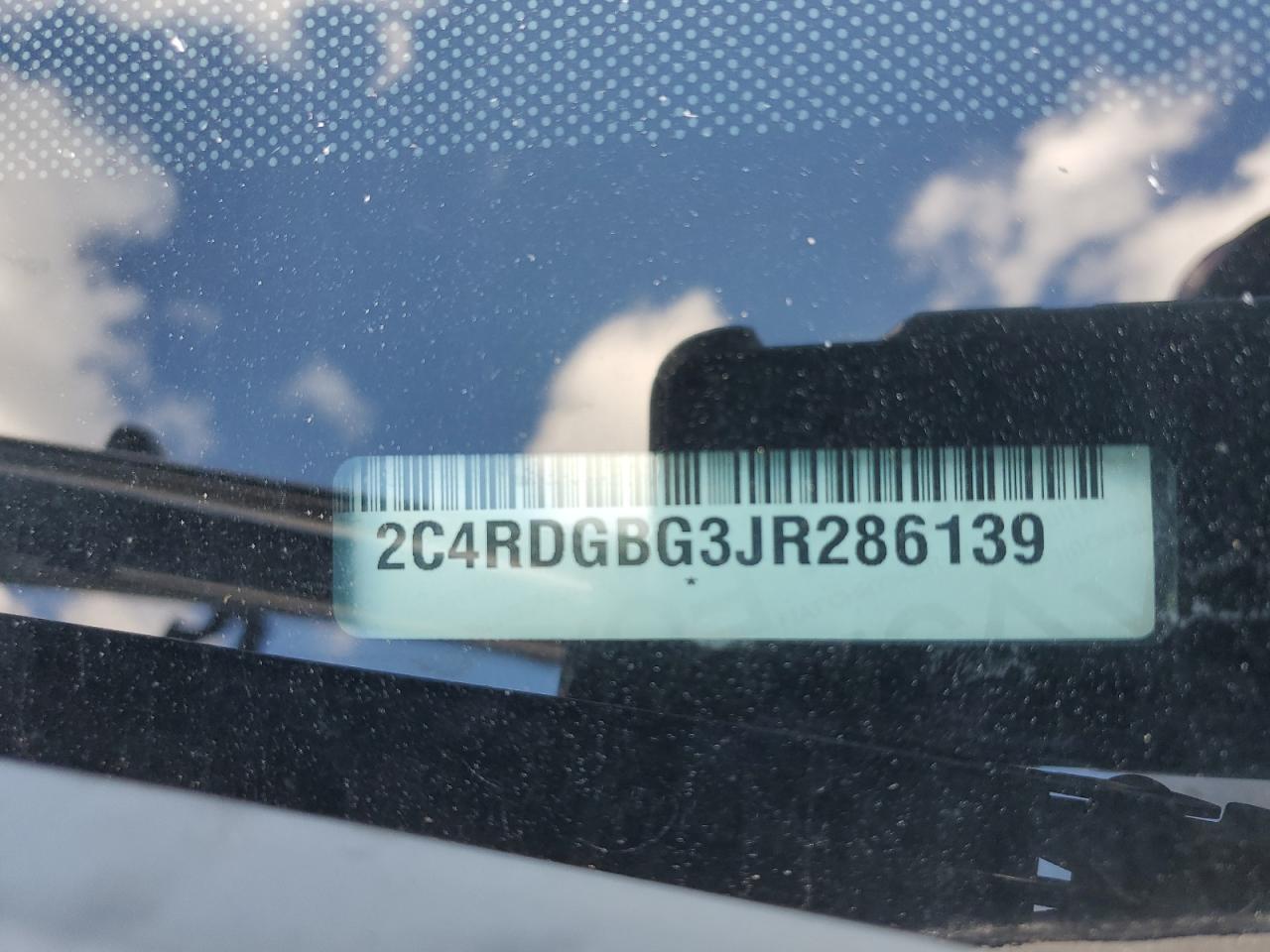 2018 Dodge Grand Caravan Se VIN: 2C4RDGBG3JR286139 Lot: 70131565