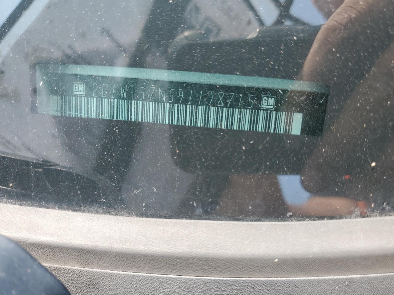 2G1WT57N591198715 2009 Chevrolet Impala 1Lt