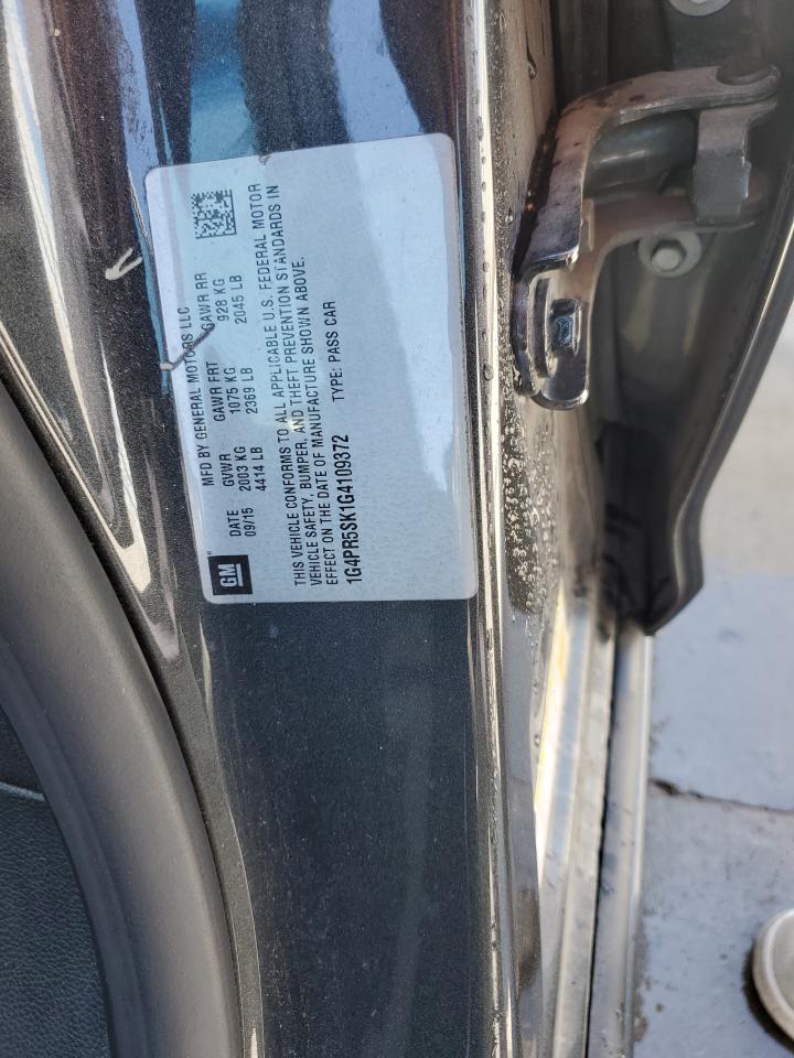 2016 Buick Verano Convenience VIN: 1G4PR5SK1G4109372 Lot: 69852455