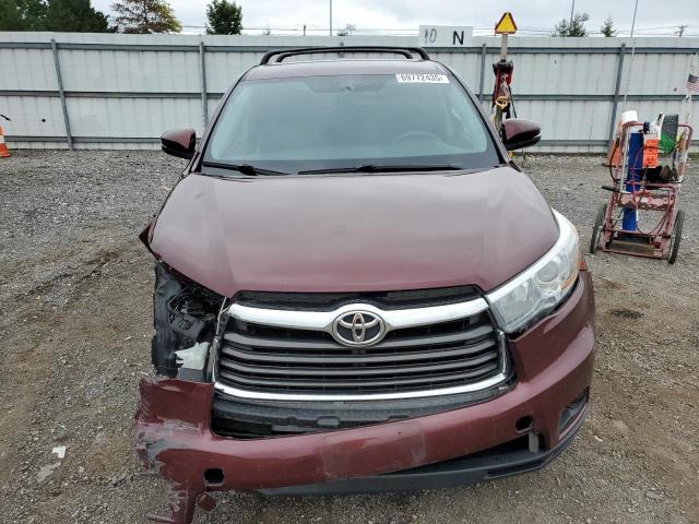 Parquets TOYOTA HIGHLANDER 2016 Maroon