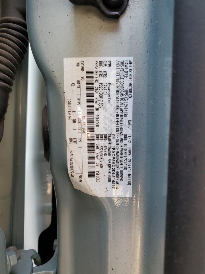 2013 Ford C-Max Se VIN: 1FADP5AU2DL514597 Lot: 68740685