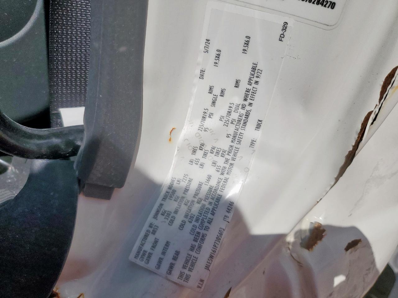 2023 Isuzu Nrr VIN: JALE5W161P7305603 Lot: 69326405
