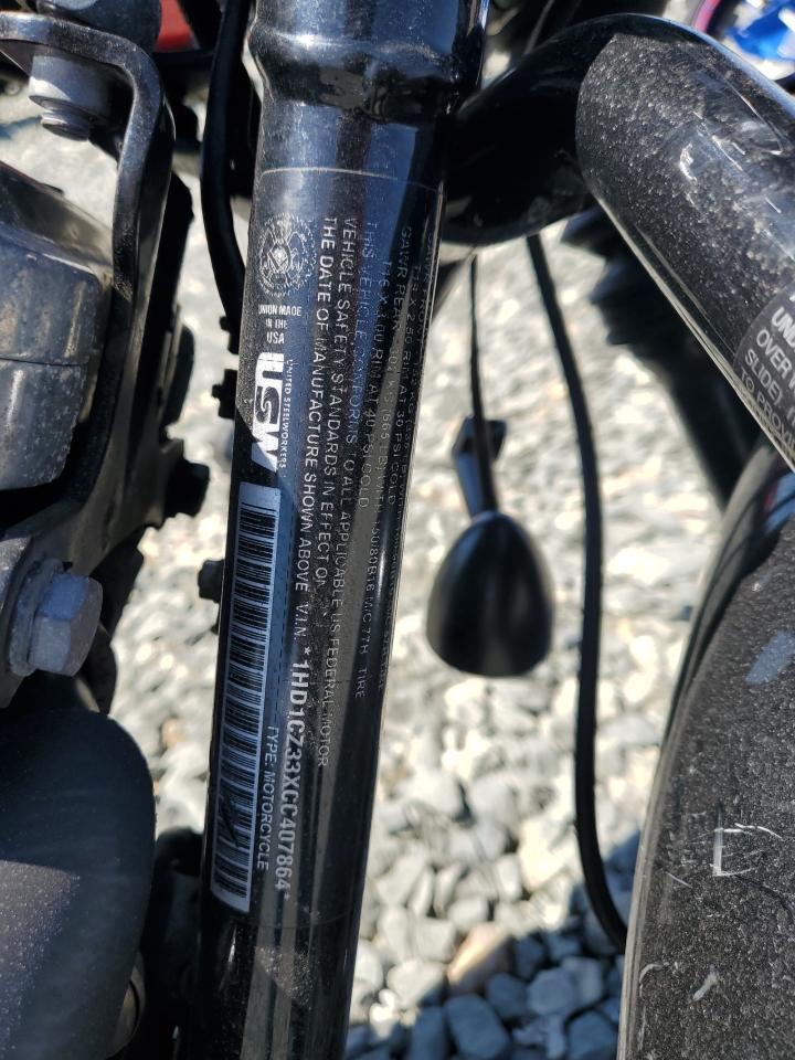 2012 Harley-Davidson Xl1200 Nightster VIN: 1HD1CZ33XCC407864 Lot: 85760605