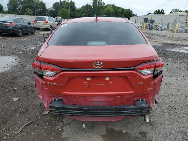  TOYOTA COROLLA 2021 Красный