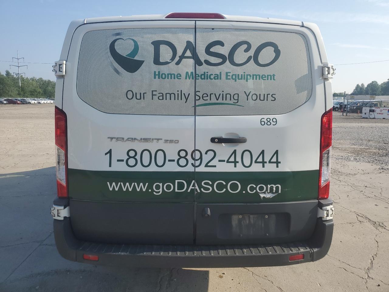 2018 Ford Transit T-250 VIN: 1FTYR1ZM1JKA89863 Lot: 65563485