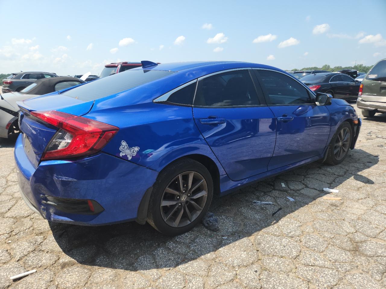 2019 Honda Civic Ex blue null gas 19XFC1F34KE007441 photo #4