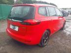 2015 VAUXHALL ZAFIRA EXCLUSIV for sale at Copart PETERLEE