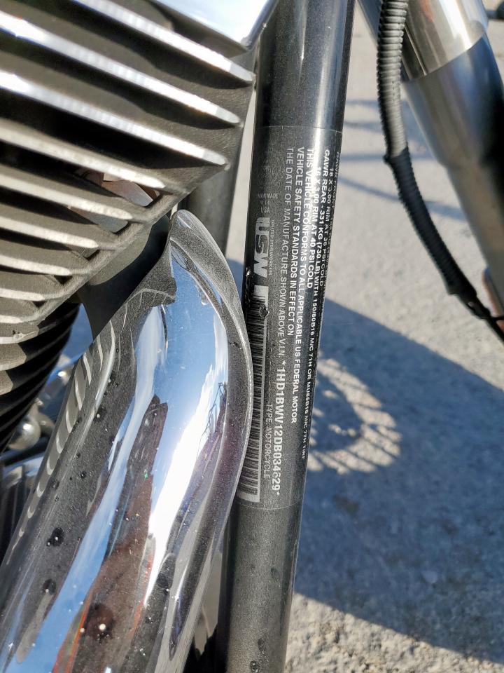 2013 Harley-Davidson Flstc Heritage Softail Classic VIN: 1HD1BWV12DB034629 Lot: 69198505