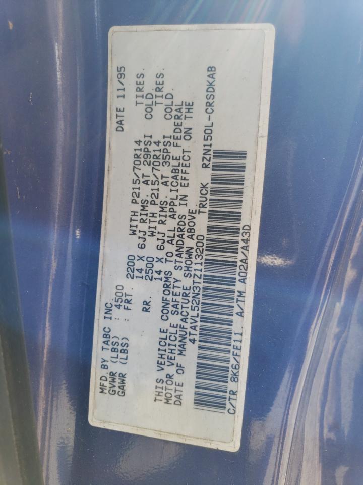 1996 Toyota Tacoma Xtracab VIN: 4TAVL52N3TZ113200 Lot: 68760165