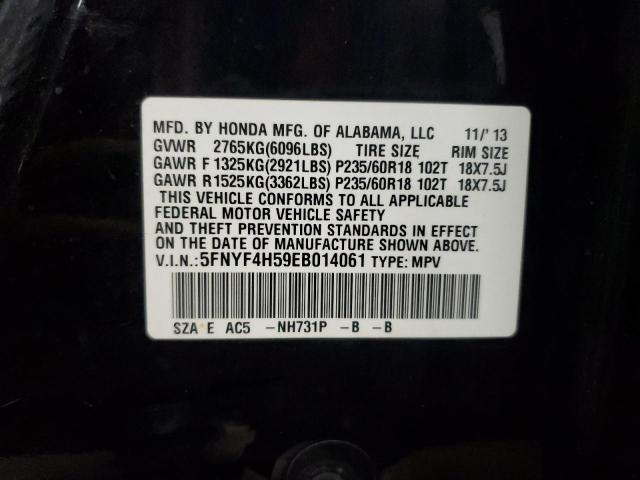 2014 HONDA PILOT EXL  