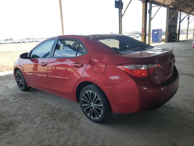  TOYOTA COROLLA 2016 Красный