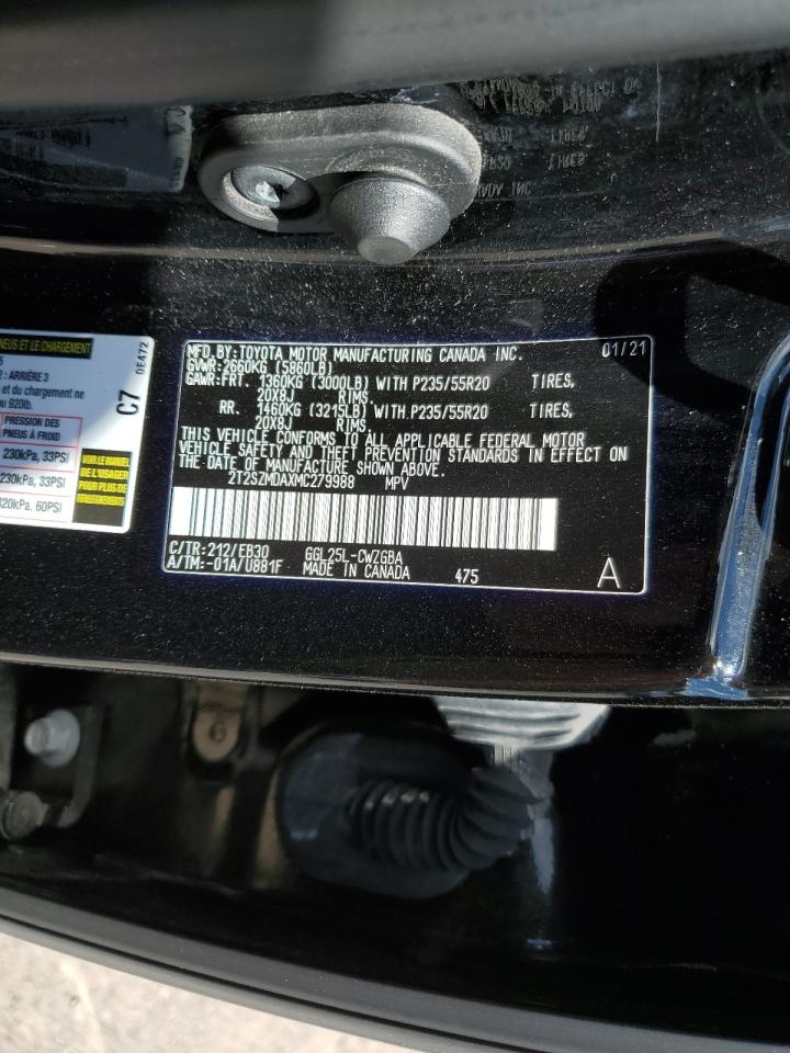 2021 Lexus Rx 350 F Sport VIN: 2T2SZMDAXMC279988 Lot: 70511155