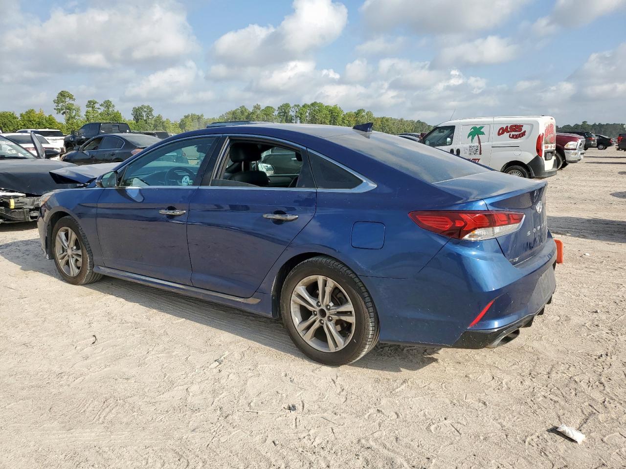 2018 Hyundai Sonata Sport blue null gas 5NPE34AF8JH650268 photo #3