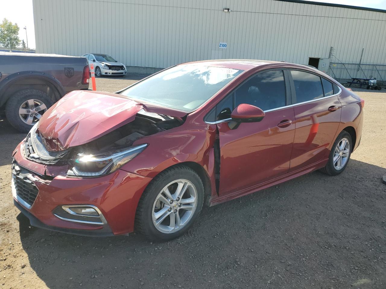 2018 Chevrolet Cruze Lt red null diesel 1G1BH5SE5J7184456 photo #1