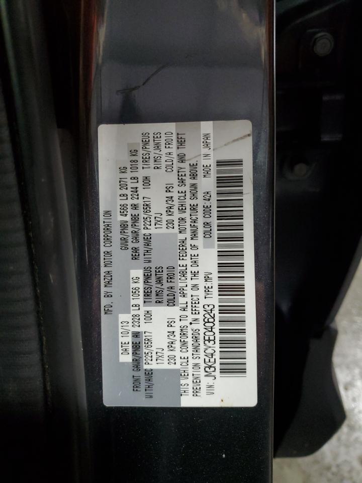 2014 Mazda Cx-5 Touring VIN: JM3KE4CY3E0406243 Lot: 70932775