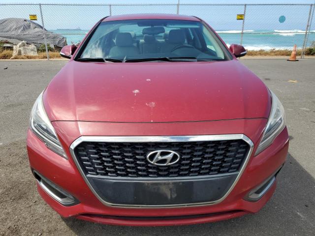  HYUNDAI SONATA 2016 Красный