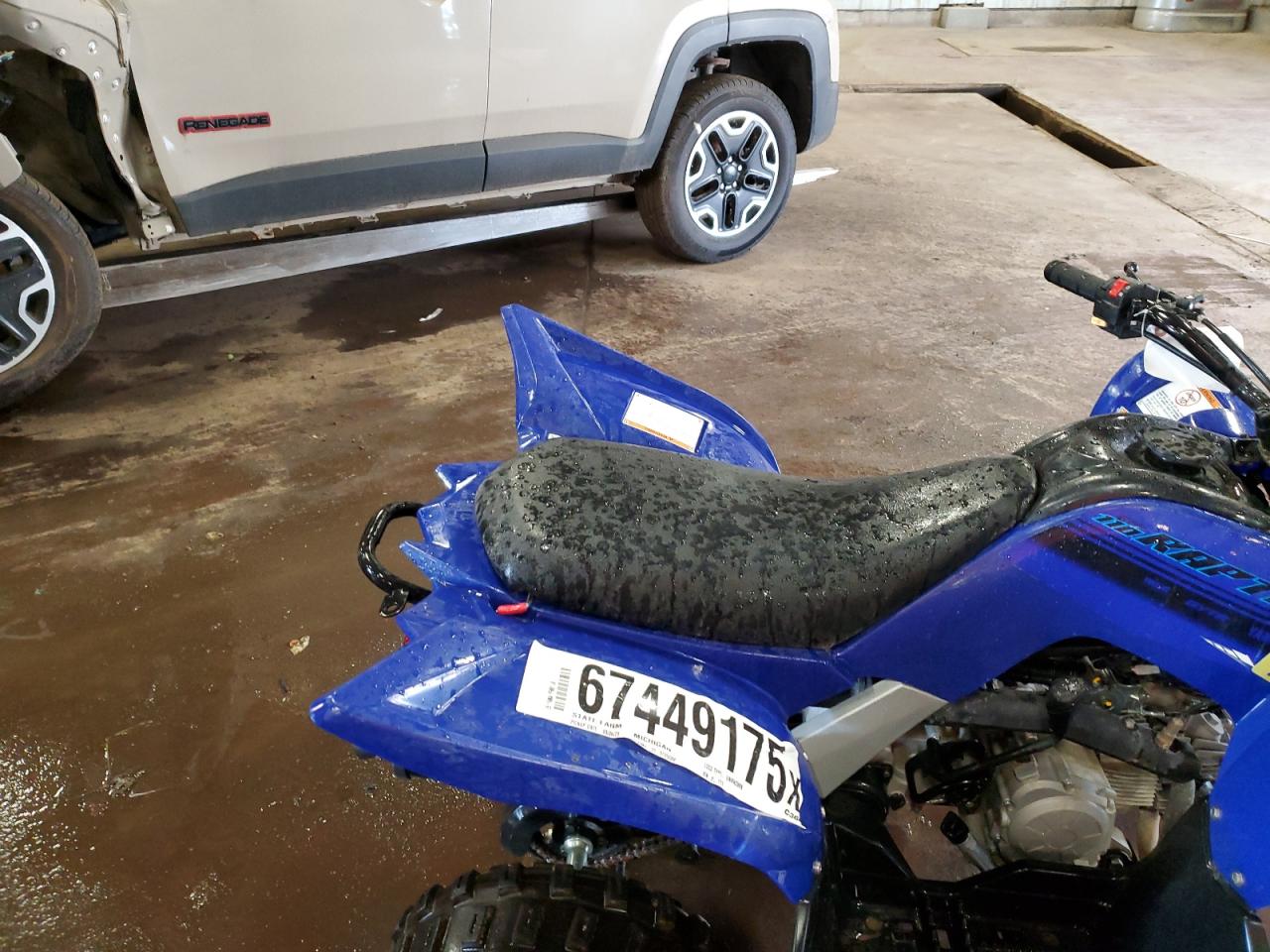 2025 Yamaha Yfm110 Raptor VIN: RF3AE08Y0ST007711 Lot: 67449175