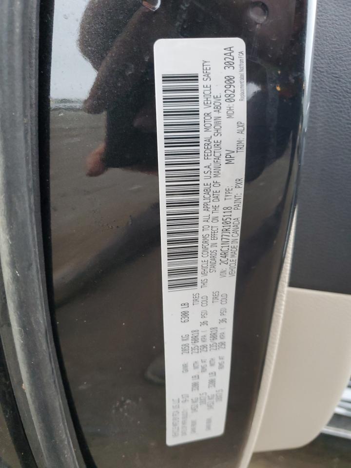 2018 Chrysler Pacifica Hybrid Limited VIN: 2C4RC1N77JR105118 Lot: 66644745