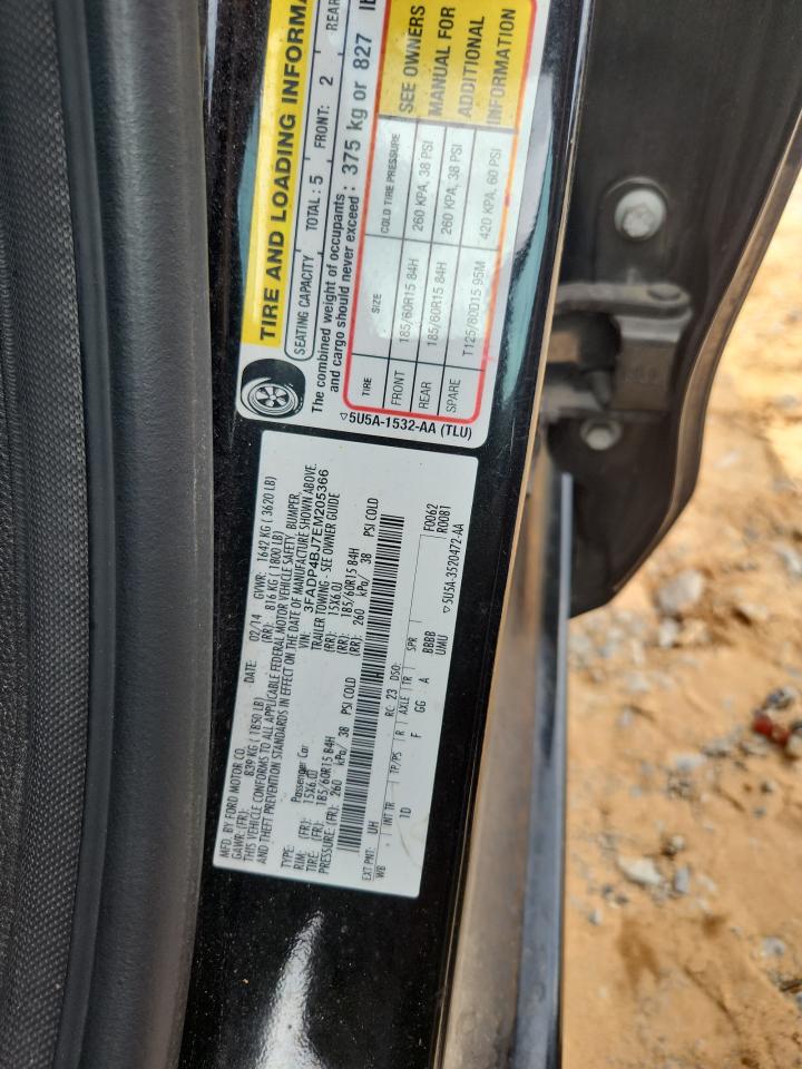 2014 Ford Fiesta Se VIN: 3FADP4BJ7EM205366 Lot: 68757325