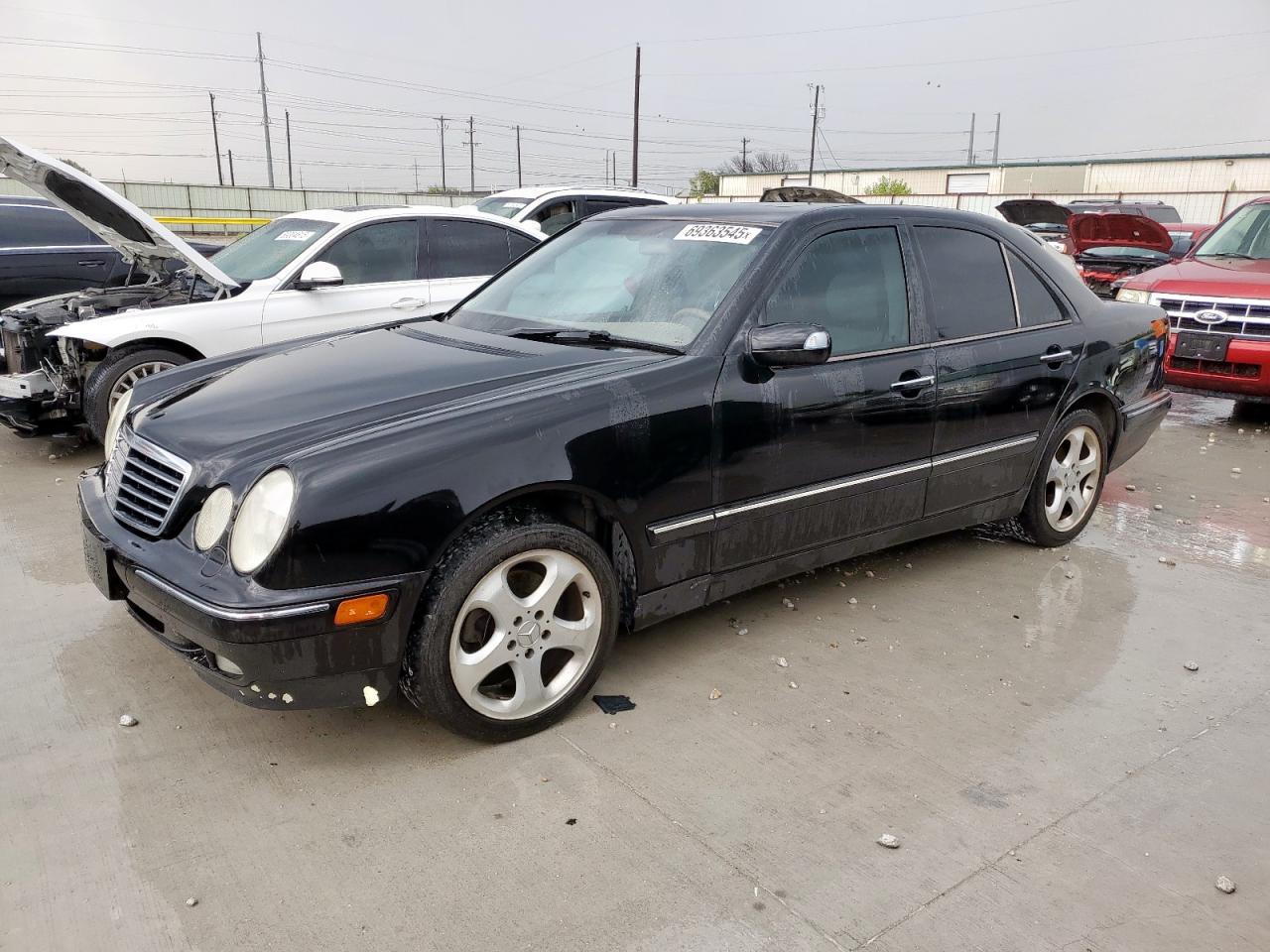 2002 Mercedes-Benz E 430 black sedan gas WDBJF70J92B477021 photo #1