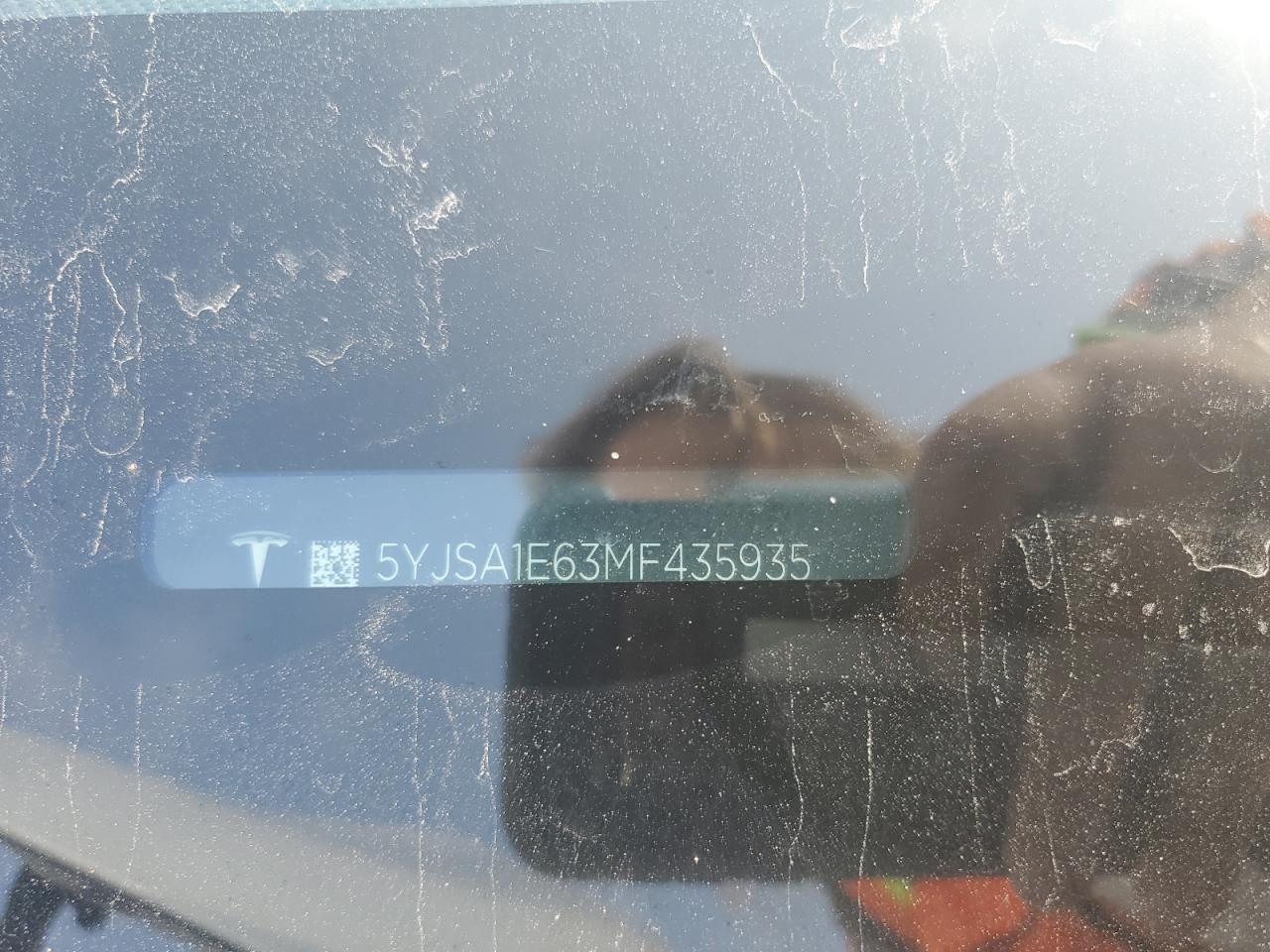 2021 Tesla Model S VIN: 5YJSA1E63MF435935 Lot: 68339025