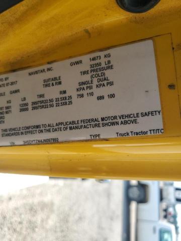 2018 INTERNATIONAL LT625   