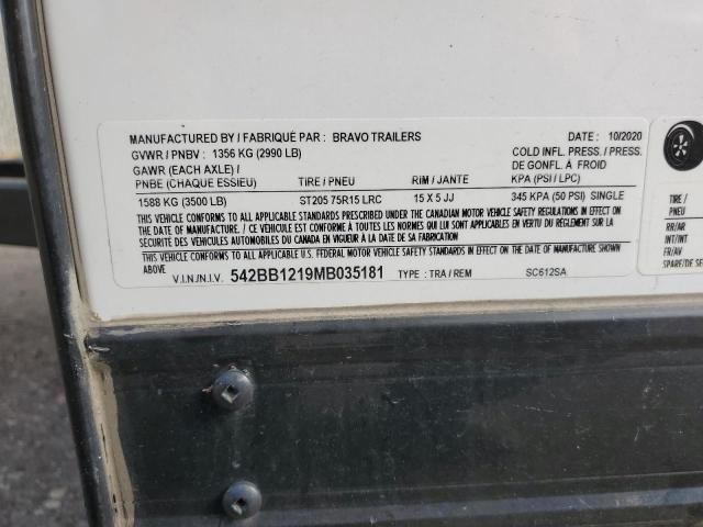 2021 BRAVO SC612SA ENCLOSED CARGO TRAILER