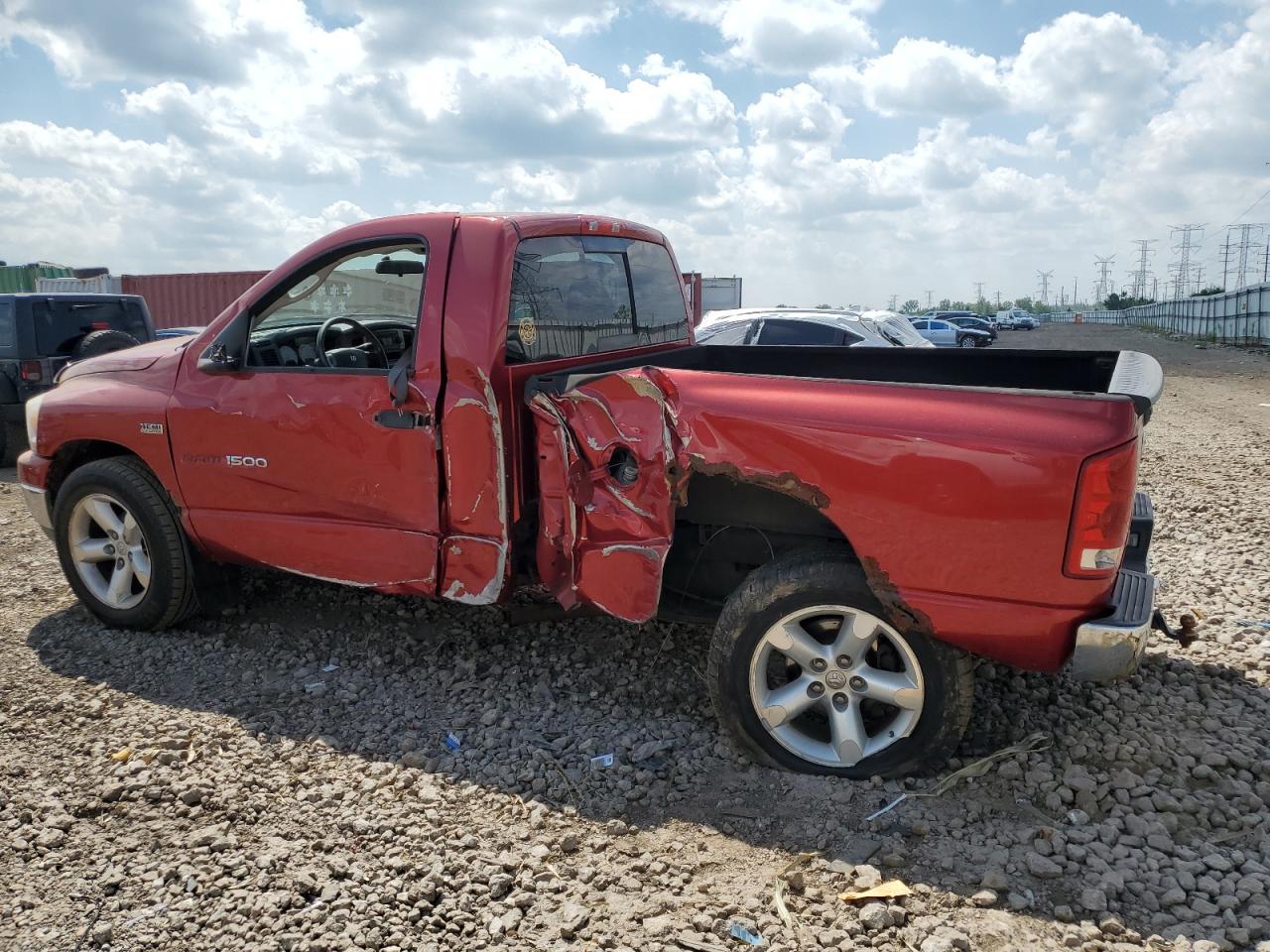 2006 Dodge Ram 1500 St red null gasoline 1D7HA16276J112110 photo #3