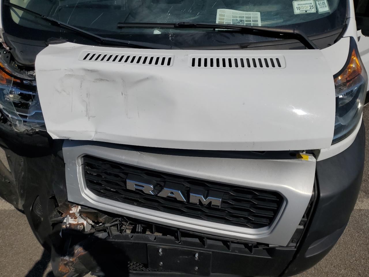 2021 Ram Promaster 2500 2500 High VIN: 3C6ERVDG2ME502786 Lot: 70305655