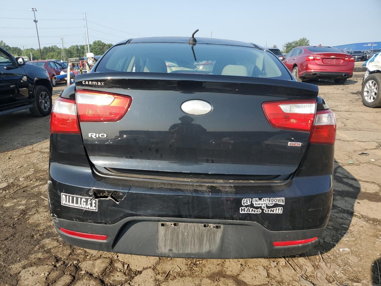 2014 Kia Rio Lx VIN: KNADM4A32E6390963 Lot: 66893165