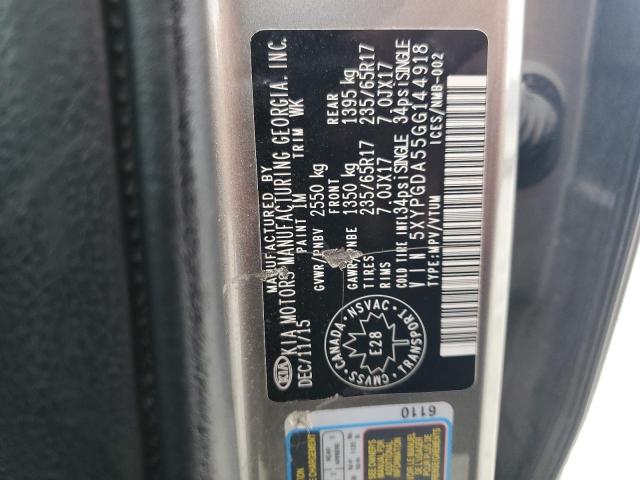 2016 KIA SORENTO LX  