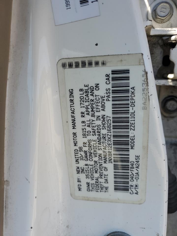 1NXBR12E3XZ168257 1999 Toyota Corolla Ve