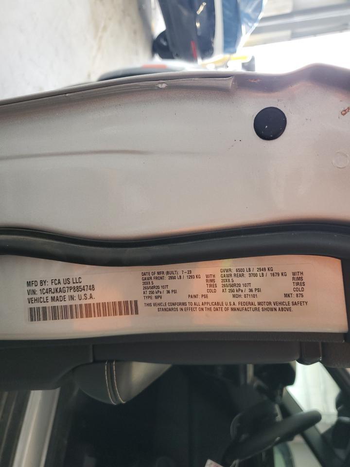 2023 Jeep Grand Cherokee L Laredo VIN: 1C4RJKAG7P8854748 Lot: 70170685