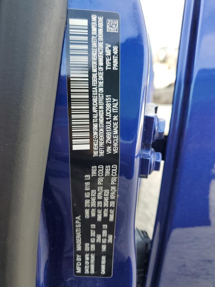 2018 Maserati Levante Luxury VIN: ZN661XUL1JX298151 Lot: 69857965